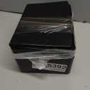 2 Pack Storage Bins with Lids, 10 x 6.9 Inch Multipurpose Stackable Plastic Containers for Home and Office Organization, Small Storage Bins, Black