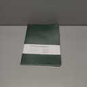 Lined Journal Notebook, 8.5" x 11" Hardcover Leather Notebook for Work, Wide Ruled Notebook Journal for Women Men, 192 Thick Paper, Lay Flat, 2 Pockets, A4 Large Journals for Writing, Green Notebook