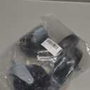 AAGUT 4X 4 Inch Brake Threaded Stem Casters 3/8"-16x1, Swivel Rubber Caster Wheels with Nuts Lock, Industrial Replacement for Carts Workbench Trolley