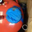 VEVOR 20-Gallon Waste Oil Drain Tank, Air Operated Portable Oil Drainer with Adjustable Funnel Height, Fluid Fuel Transfer Drainage with Wheels, Oil Change Container for Auto Repair Shops, Garages
