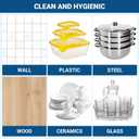 2 x Forggon 10 Pcs New Upgrade 3-Layer Non Scratch Wire Dishcloth,Wire Dishwashing Rag, Non-Scratch Wire Dishwashing Rags for Wet and Dry, Kitchen Cleaning Dish Rags for Cookware,Sinks, Dishes,Stove