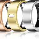 3 Pack Cover Compatible with Ultrahuman Ring Air, Surport Charging with Cover on, Anti-Scratch TPU Ultra Human Ring Protector for Women Men (Size 12, Silver+Gold+RoseGold)