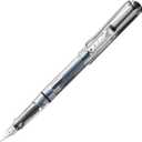LAMY SAFARI VISTA - FOUNTAIN PEN WITH ERGONOMIC GRIP & POLISHED STEEL NIB IN SIZE M - IDEAL FOR WRITING & CALLIGRAPHY - INCLUDES LAMY T 10 BLUE CARTRIDGE - RIGHT-HANDED.