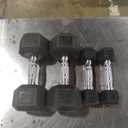 CAP Barbell Coated Dumbbell Weight | Multiple Options Pairs & Sets, Set of 25lbs , Set of 5lbs