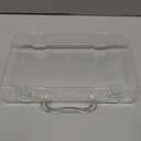 Clear Hinged Plastic Containers,Keepsake Storage Boxes Plastic,Display Case Use for Storage and Organization Jewelry,Tools, Office supplies,Pet supplies, DIY materials,Use as handbags