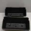 2 Pack Hanging Goat Feeder & Duck Feed Trough, 5 Qt Fence Mounted Livestock Manger  Heavy Duty Plastic Mineral Bucket & Waterer for Sheep, Piglets, Deer & Poultry