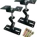 Howonder Ceiling Speaker Mount,Swivel & Tilt, Speaker Ceiling Mount Bracket Compatible with Most 8" 10" 12" 15" Speakers,Hold up to 100lbs,SPS-506D (2 Packs Black)