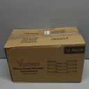 VERONES 12 Packs Glass Food Storage Containers Set, Airtight Glass Lunch Containers, Glass Meal Prep Containers with Lids,Exclusive of BPA, for Microwave, Oven, Freezer & Dishwasher Friendly,Grey