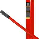 Big RED AQD3TR Hydraulic Long Ram Jack 3 Ton Heavy Duty Engine Hoist Cylinder with Clevis Base & Single Piston Pump - Professional Hydraulic Ram Cylinder for Garage Repair, Auto Shop, Farm Equipment