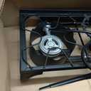 2 Burner Gas Stove, High Pressure Outdoor Propane Burner with Detachable Legs, 150,000 BTU Camping Stove Outdoor Burner with 0-20 PSI Regulator for Camping, Backyard, Outdoor Cooking