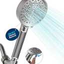 Cobbe Handheld Filtered Shower Head - Filters >99% Chlorine - Advanced 2.0 Carbon System - Water Softening Beads for Hard Water - Relieves Dry, Itchy Skin - Brushed Nickel