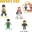 36PCS Minifigures, Mini Figure Toy, Action Figure Stuffer, Minifigures Building Bricks Mini People, Boys Girls Gift for Christmas Stockings, Birthday Cake Decorations, Easter Eggs, Party Favors
