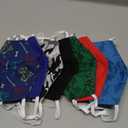 Orly (6 Pack) 100% Cotton Kids Reusable Face Masks for Kids Washable Protection (Multicolor)