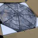 Wellmet Large Crystal Chandelier, 48 Black Farmhouse Chandelier, 9 Tier Luxury Crystal Pendant Light, for Living Room, Entryway, Dining Room, Hallway, Restaurant