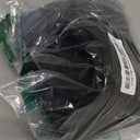 2 Pack Wine Carrier Tote Bag, 4 Bottles Carrying Cooler Bags for Travel and Picnic, Insulated Neoprene Water Beer Bottle Holder with Secure Carry Handle,Keep Bottles Protected (Black)