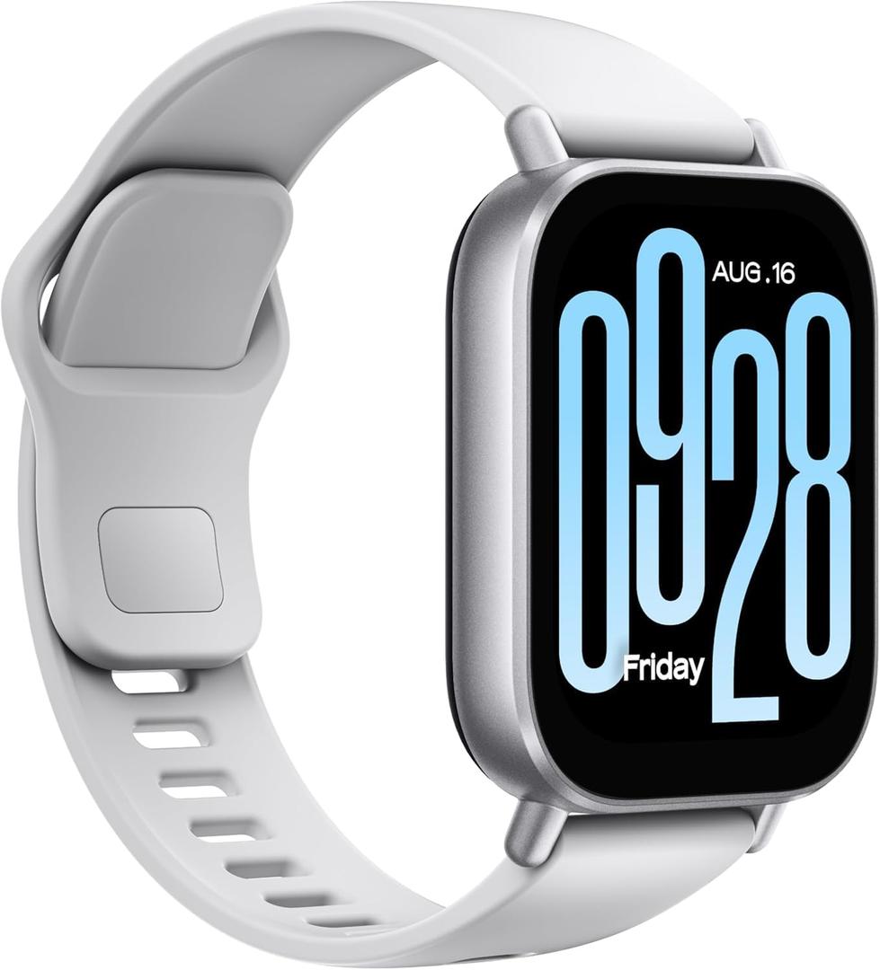 Xiaomi Redmi Watch 5 Active Smartwatch, 2.0" LCD Display, 18 Days of Battery Life, 140+ Sports Modes, 5ATM Waterproof, Bluetooth Calling, Fitness-Tracker - Matte Silver
