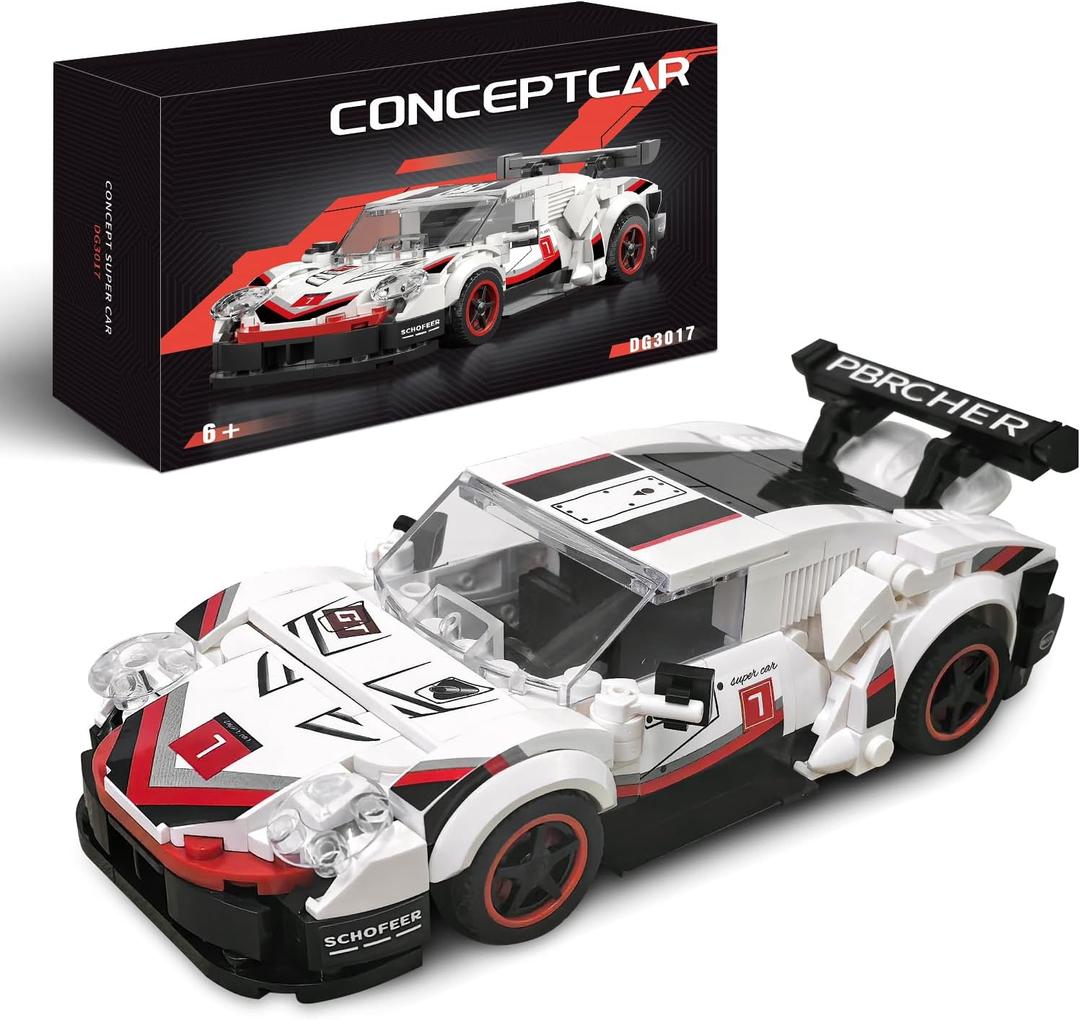 flycites Technic Sports Cars Building Block Set, Race Car Building Kits Car Model for Ages 8+ Makes a Cool Birthday or Any Time Gift for Kids Play and Display Collection(355PCS)