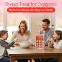 15 Pack Valentines Day Heart Cookies 15 Assorted Message Cookies in a Nice Gift Box Cute Love Notes, Sweet Treat for Kids, Couples & Parties BBD: 10/25/26