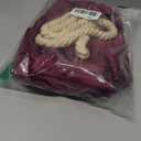 GOLDSTITCH Friar Medieval Hooded Monk Renaissance Priest Robe Costume Cosplay (Small, Burgundy)