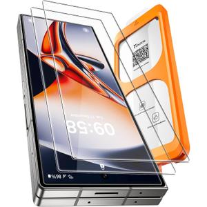 TOCOL for Samsung Galaxy Z Fold 7 Screen Protector [9H Hardness] [Military Grade Shatterproof] HD Tempered Glass 2 Pack (Clear)