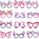 36 Pcs Butterfly Party Favors for Girls Kids, Paper Eyeglasses for Birthday Party Supplies, Spring Easter Decorations, Photo Booth Props, Bulk Goodie Bag Stuffers, Classroom School Rewards