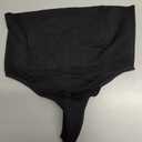 Dulchany Thong Shapewear Tummy Control Underwear for Women Seamless Body Shaper Panties (Black, M)