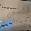 Ubbi Baby Changing Pad, Easy to Clean with Detachable Base, Lightweight, Waterproof Foam, Includes Safety Strap and Non-Skid Feet, Taupe