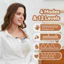 Hands Free Breast Pump Wearable MY-375 - Strong Suction, Low Noise, Wearable Breastfeeding Pump with 4 Mode &12 Levels, Portable Electric Breast Pump 24mm - 19/21/Insert/Flange, 2 Pack (White)