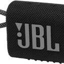 JBL Go 3 - Portable Mini Bluetooth Speaker, big audio and punchy bass, IP67 waterproof and dustproof, 5 hours of playtime, speaker for home, outdoor and travel (Black)