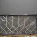Sintosin Farmhouse Window Frame Wall Decor 19 X 39 Inches, Washed Black, 39"L x 19.3"W
