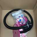 Balloon Stuffing Machine Stuffer Machine Kit Balloon Flower Bouquet Filling Port with LED Lights Small Balloons Sequin