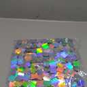 24 Pannel Sparkling Sequin Shimmer Wall Backdrop Glitter Air Active Stunning Iridescent Mirror 3d Disco Wedding Event Birthday Decorative Decoration Rainbow Silver Reflective Fashion Party Photobooth 1ft x 1ft