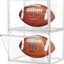 2 Pack Football Display Case (Assembly Required)
