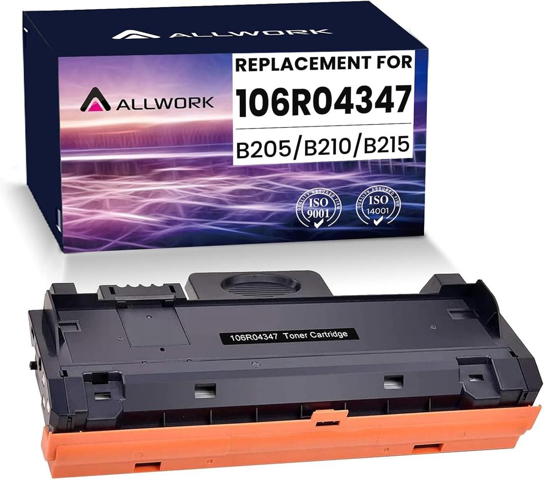 ALLWORK Compatible Xerox B205/ B210/ B215 Toner Cartridge Replacement for 106R04347 High Yield 3, 000 Pages use for Xerox B205NI B210DNI B215DNI Printer (Black, 1-Pack)
