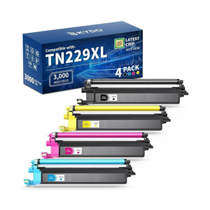 TN229XL Compatible Toner Cartridges Replacement for Brother TN229 TN229XL TN-229XL TN229 XL Work for MFC-L3780CDW MFC-L3720CDW HL-L3280CDW HL-L3220CDW HL-L3300CDW Printer (TN229XLBK/C/M/Y,4 Pack)