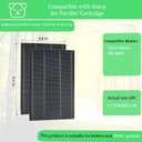 2-Pack Deodorizing Screen Compatible With Sharp Air Purifier Replacement KC-860U Filter, Parts FZ-C150DFU Compared (Kc-860u)