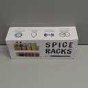 Magnetic Spice Rack For Refrigerator, Space Saving Magnetic Shelf For Fridge Grey 4 Pack With Magnetic Paper Towel Holder