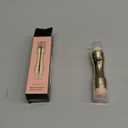 Bling Toman 4 in 1 Makeup Brush,Makeup Sponge,Blush Blending,Eyeshadow,Eyebrow&Liner Lip Face Foundation Mini Travel Brushes Retractable Brush Set (gold brush)