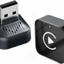 Wireless CarPlay Adapter for iPhone, Android, 2026 Upgrade Convert Wired to Wireless Apple CarPlay Adapter, Mini Size USB Design for Cars with Type-C Extension Cables, Stable Control, Plug and Play