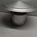 8Inch Chimney Cap,6/7/8/10 Inch Adjustable Stainless Steel Chimney Cap,304 Steel Round Rain Cover with Mesh Screen,Universal Cone Top Roof Cap for Wood/Oil Stove Vent,Weatherproof & Easy Installation (Silver)