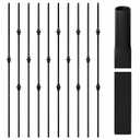 Sidasu 10-Pack Iron Balusters for Staircase Interior, Knuckle Design