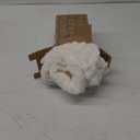 Bedsure White Throw Blanket for Couch - GentleSoft Cozy Soft Blankets for Women, Cute Small Fleece Throws for Girls, Birthday Gifts for Women, Mothers Day Decor Gifts for Mom, Off White, 50x60 Inches (Throw (50" x 60"), Off White)