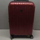 DELSEY PARIS Titanium Hardside Expandable Luggage with Spinner Wheels Carry-On Luggage, Black Cherry Red, Carry-On 21 Inch