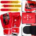 Freestanding Punching Bag for Adults with Gloves, Kick Boxing Bag with Stand for Adults, Blow up Punching Bag for Kids 12-14