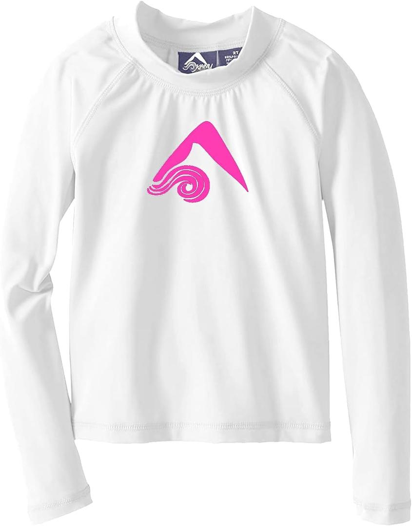 Kanu Surf Girls Keri UPF 50+ Rashguard (2T, White)