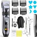 Men's Hair Clippers & Beard Trimmer Grooming KitAll-in-one Professional Hair Cutting kit,Cordless Rechargeable Hair Clipper for Men with LED Display for Men's Barbers Hair Trimmer and Body Care