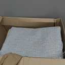 DEXI 5x8 Area Rug for Living Room, Washable Vintage Farmhouse Thin Rug Indoor Floor, Non Slip Stain Resistant Low Pile Carpet for Dining Room Bedroom Office, Beige