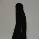 0.4cm Width Dreadlock Extensions 12 inch 30 Strands 100% Permanent Loc Extensions Human Hair with Curly Ends Natural Black Curly Locs Human Hair Can Be Dyed Bleached(12inch-30strands) (1B)