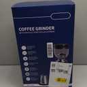 SHARDOR Professional 64mm Burr Coffee Grinder with 100 Grind Settings and All-Metal Chamber, Coffee Bean Grinder with Adjustable Electronic Timer and LED Display, Anti-Static,Black