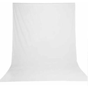 8X10ft Solid White Chromakey Photography Backdrop Video Studio White Portrait Background for Photo Studio Prop（only 1x Background）